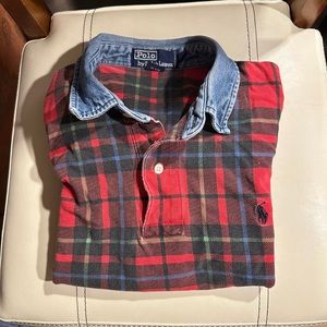 Vintage plaid polo